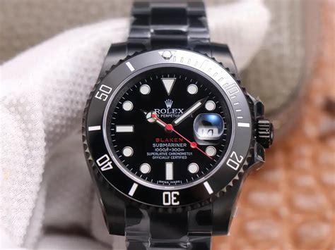 rolex submariner blaken d blue replica|Rolex blaken submariner price.